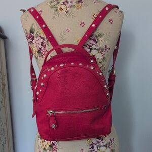 Sam Edelman  red Studded‎ Women's Backpack